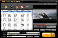 AinSoft Blu-ray To MP3 Converter screenshot